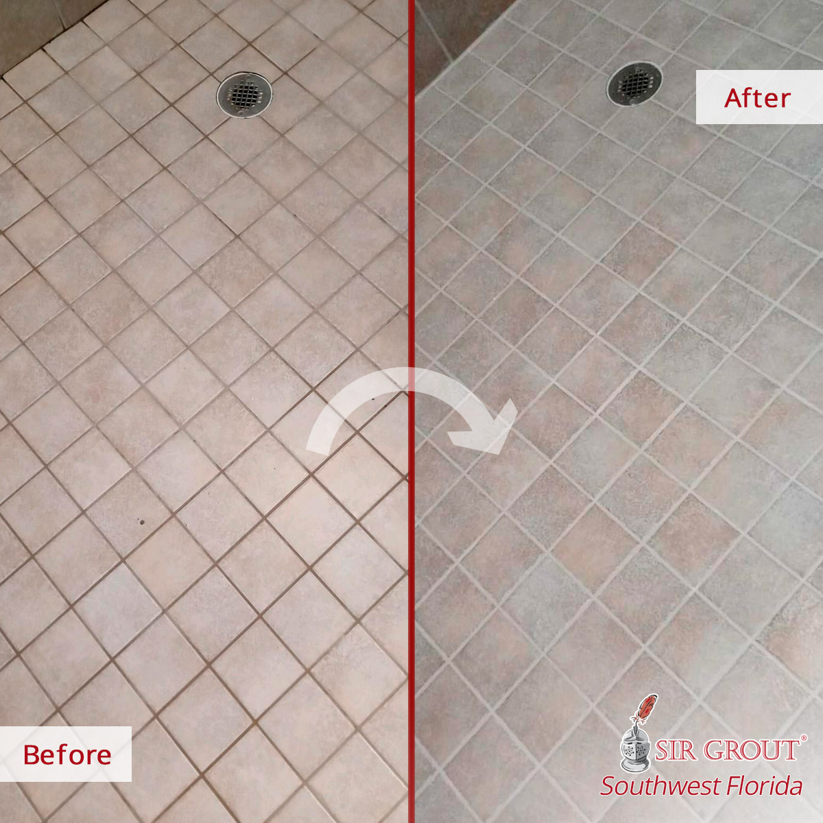 Cape Coral Grout Cleaning Experts Brighten Ceramic Shower