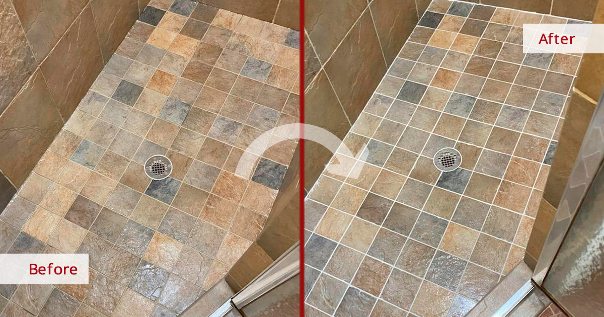 Dramatic Transformation! This Tile Shower in Fort Myers FL Was