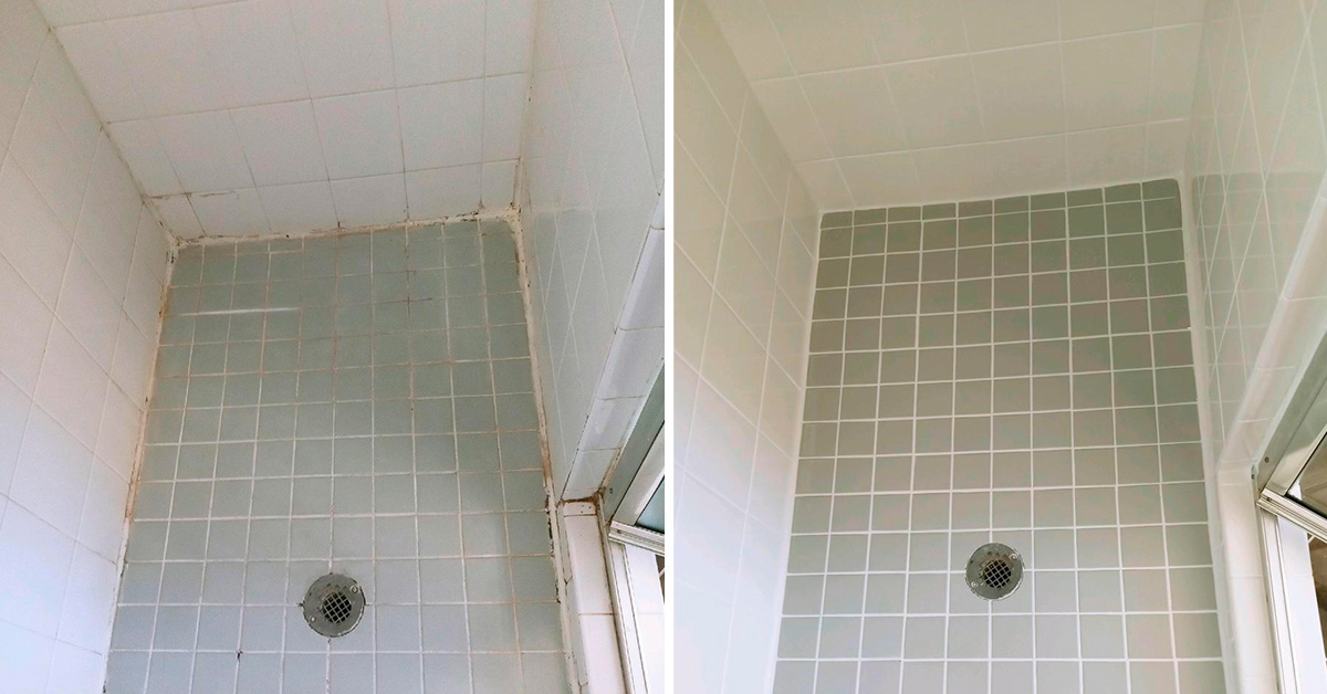 Dramatic Transformation! This Tile Shower in Fort Myers FL Was Completely  Renovated after a Professional Grout Cleaning